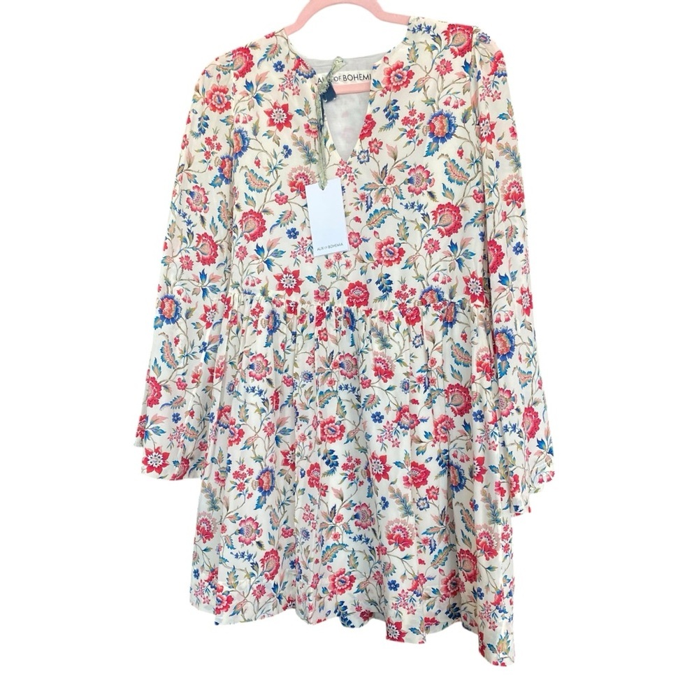 A5 Alix of Bohemia Silvie Floral Beam Silk Dress